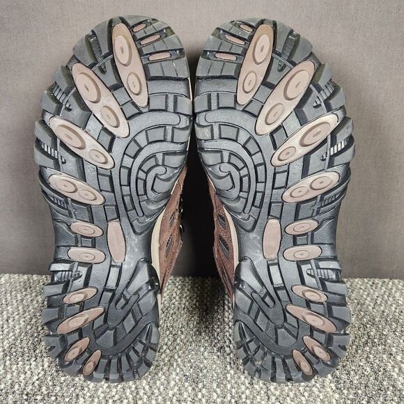 Pacific Mountain Blackburn Mid Men's Size 10 Brown Suede Waterproof Hiking Boots - Picture 7 of 9